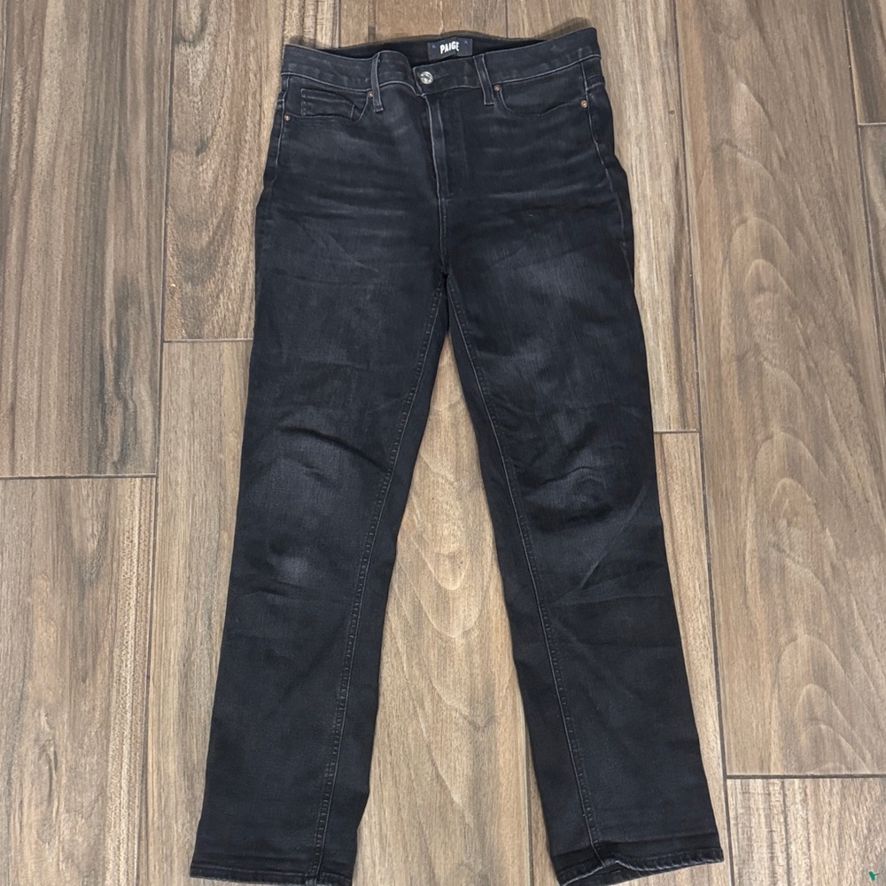 PAIGE Faded Black Jeans size 29
